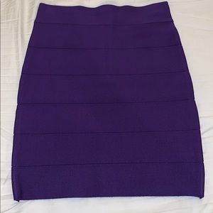 Bebe Purple Bandage Skirt - XS